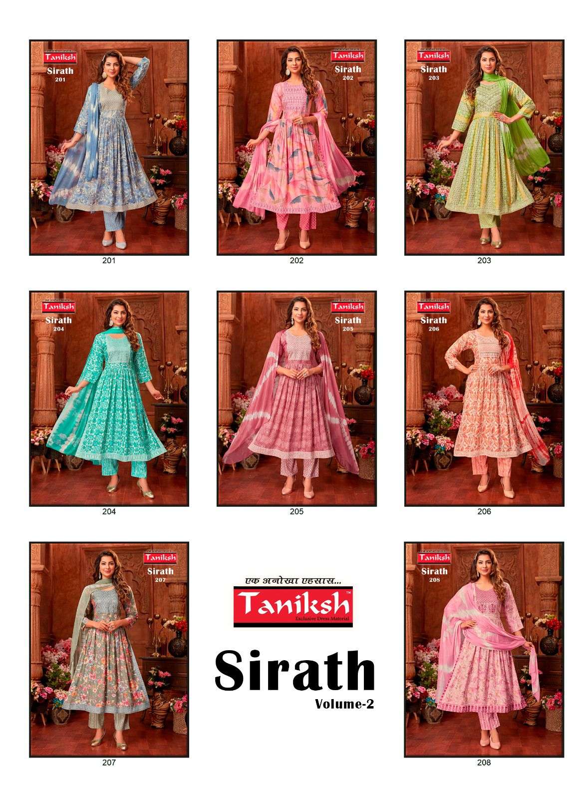 TANIKSH SIRATH VOL - 2 Kurti Wholesale catalog