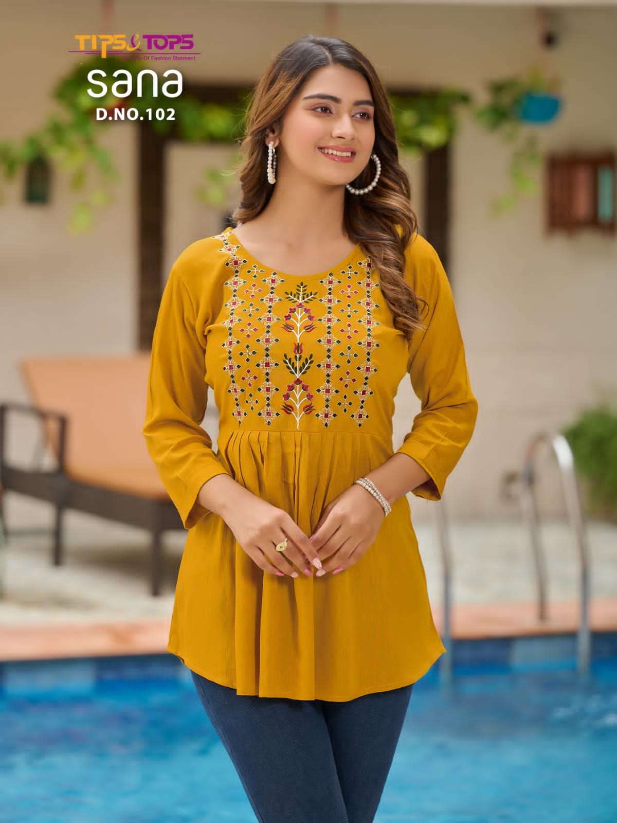 TIPS & TOPS SANA Kurti Wholesale catalog