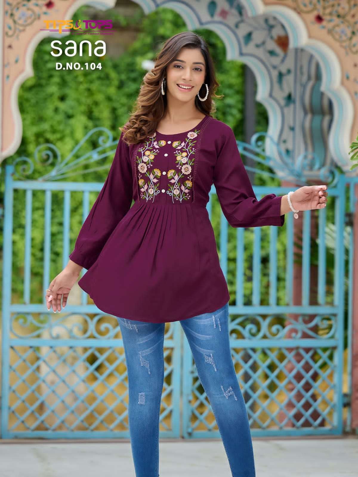 TIPS & TOPS SANA Kurti Wholesale catalog