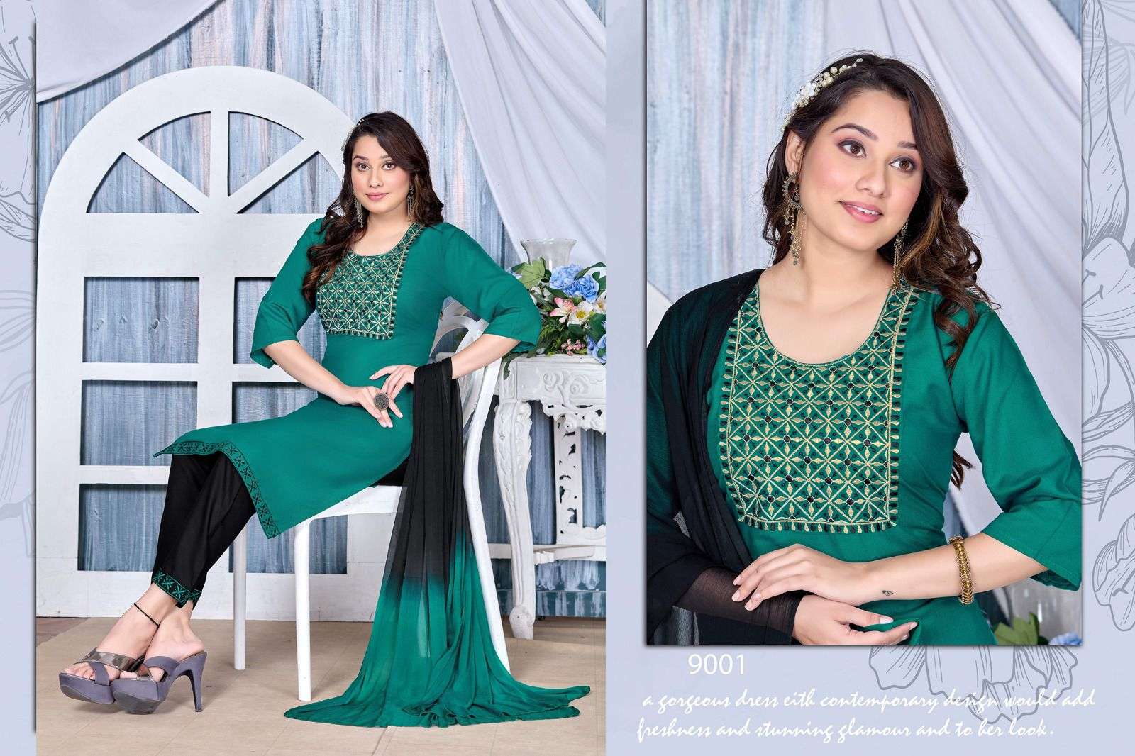 TRENDY SMART GIRLS RAYON Kurti Wholesale catalog