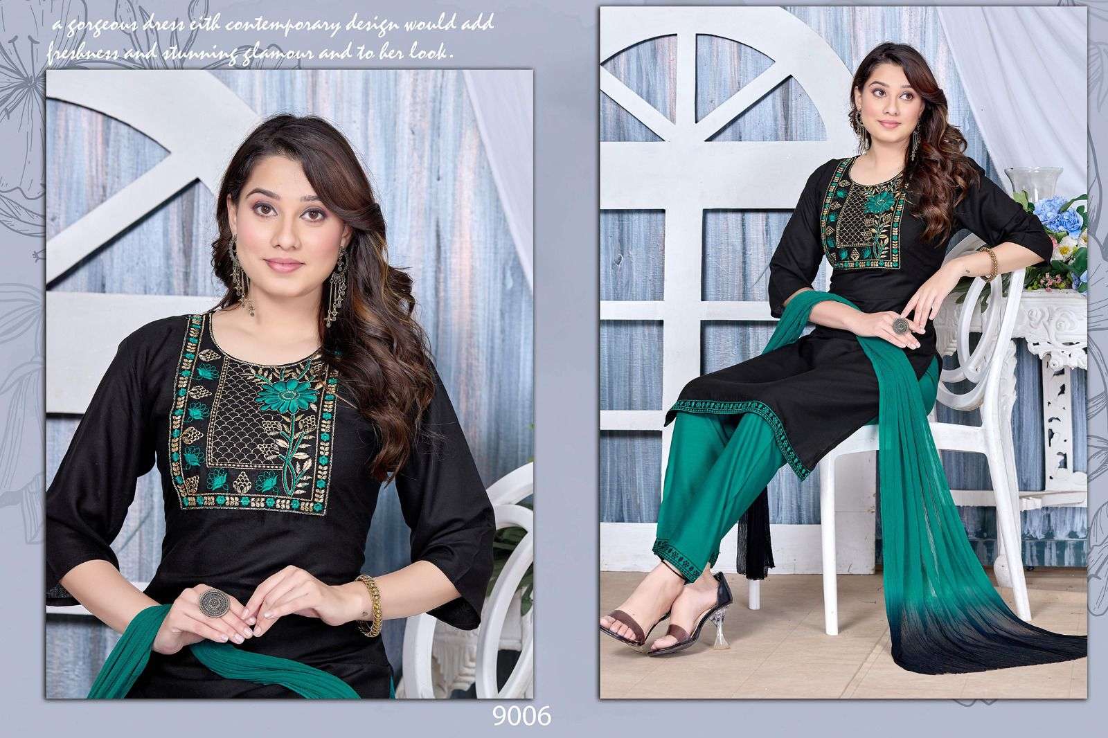 TRENDY SMART GIRLS RAYON Kurti Wholesale catalog