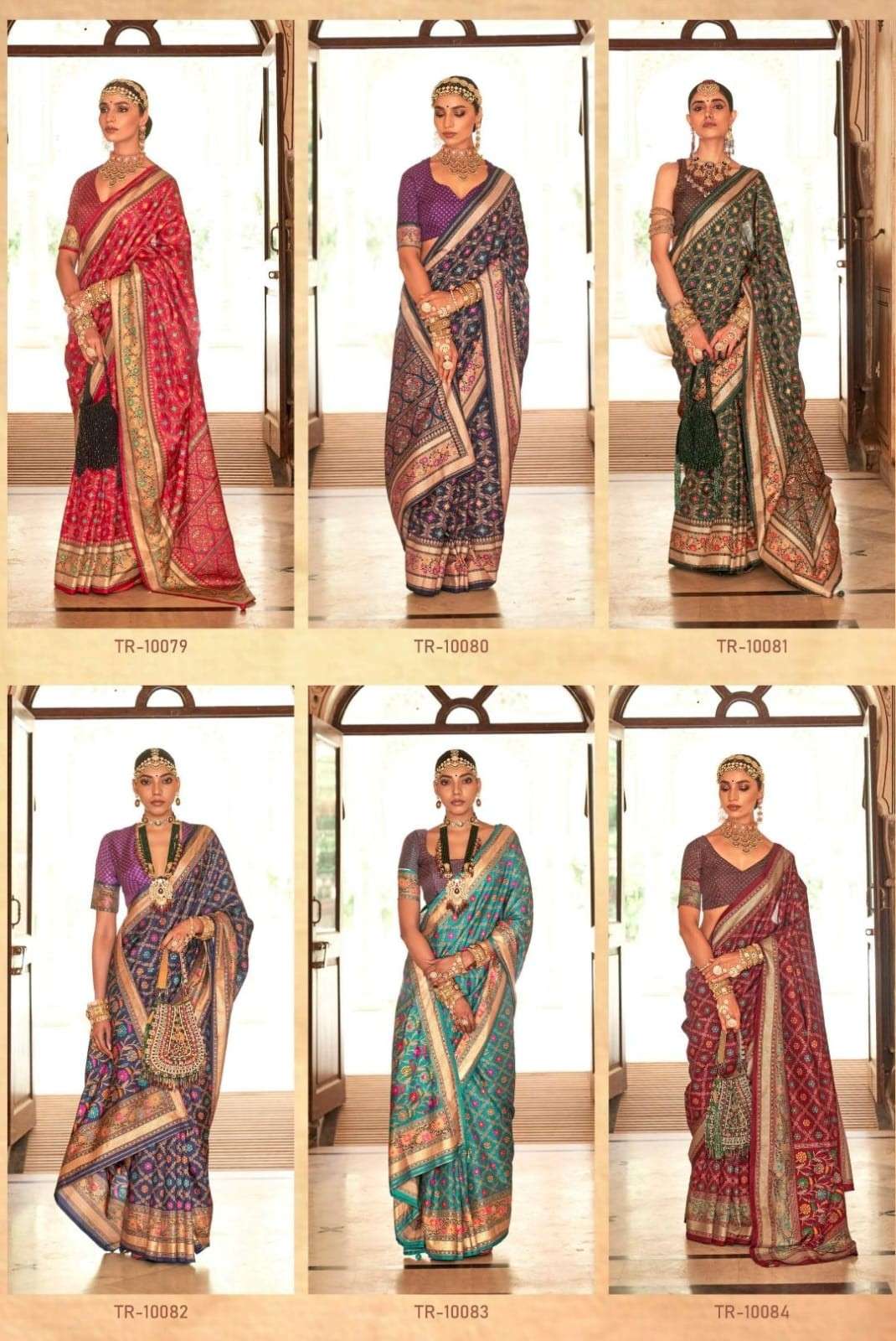 Trirath Yamuna Silk Wedding Wear Saree Wholesale catalog