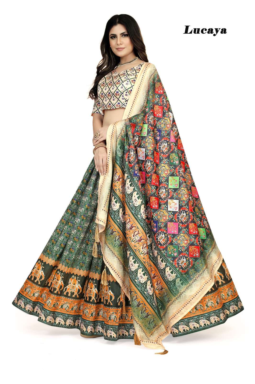 Universal fashion Lucaya Vol 1401  digital printed lehenga Choli Wholesale catalog