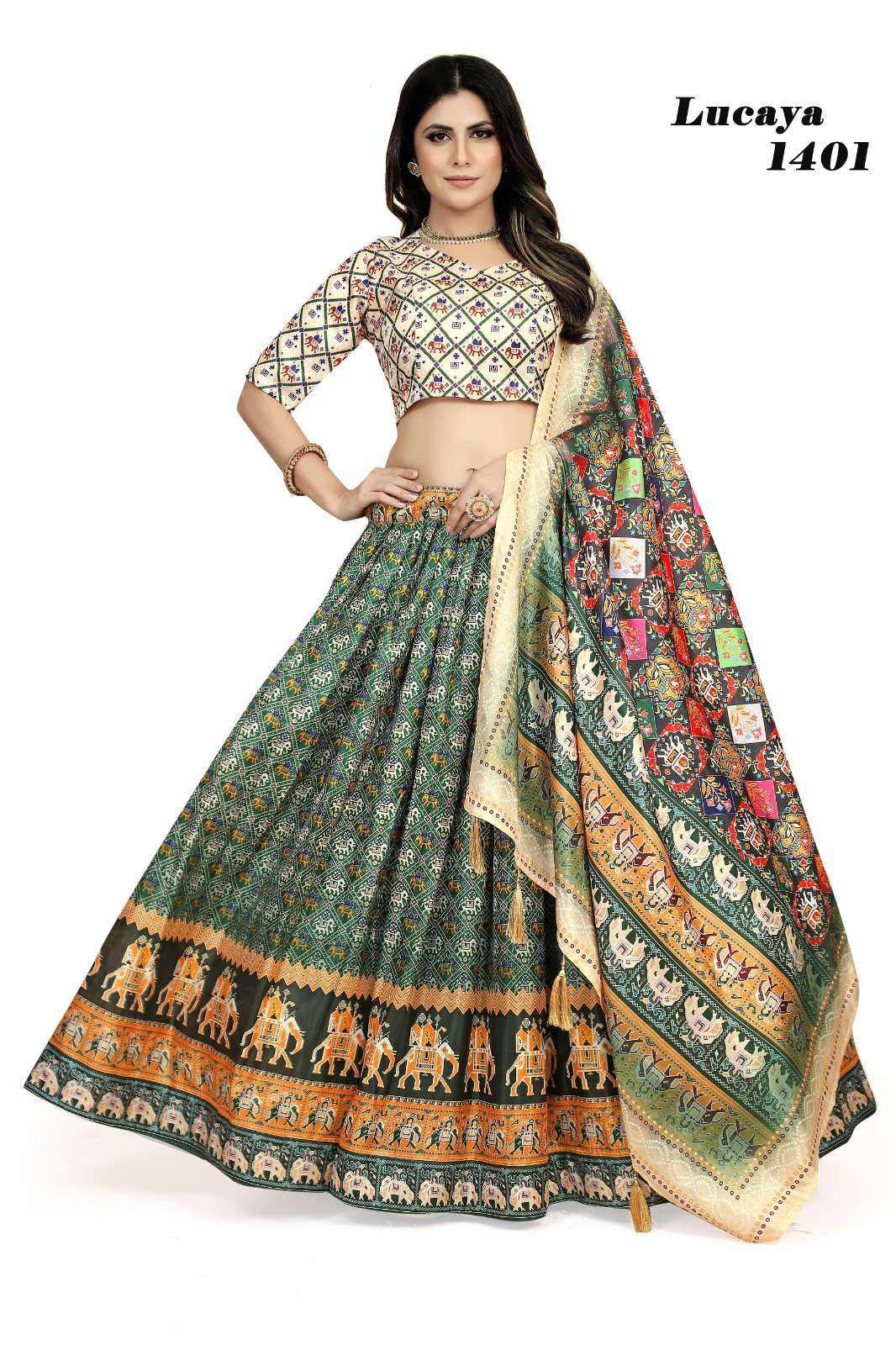 Universal fashion Lucaya Vol 1401  digital printed lehenga Choli Wholesale catalog