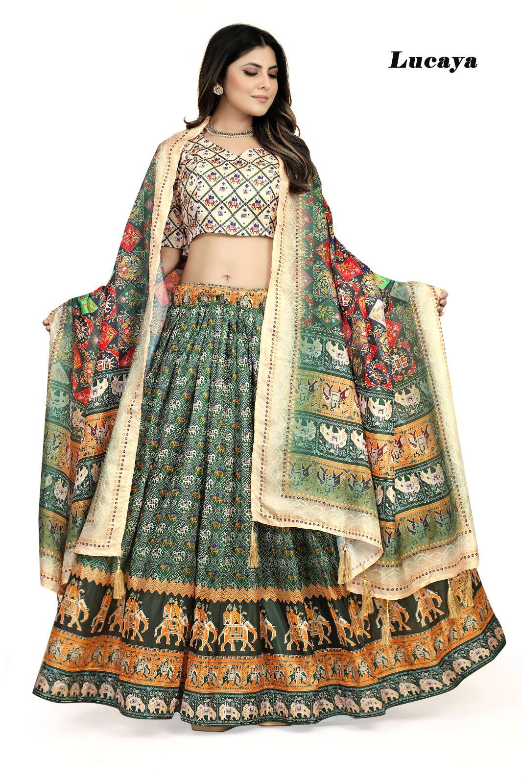 Universal fashion Lucaya Vol 1401  digital printed lehenga Choli Wholesale catalog