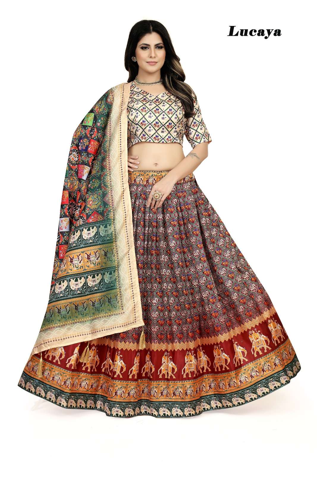 Universal fashion Lucaya Vol 1402 digital printed lehenga Choli Wholesale catalog