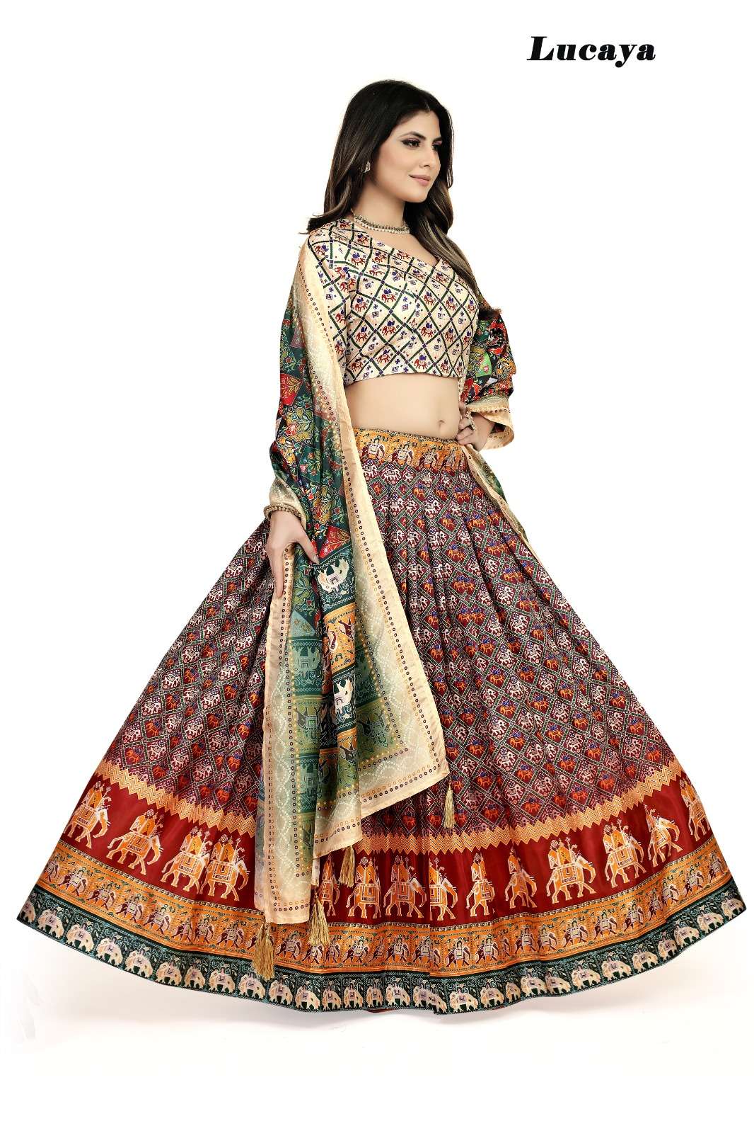 Universal fashion Lucaya Vol 1402 digital printed lehenga Choli Wholesale catalog