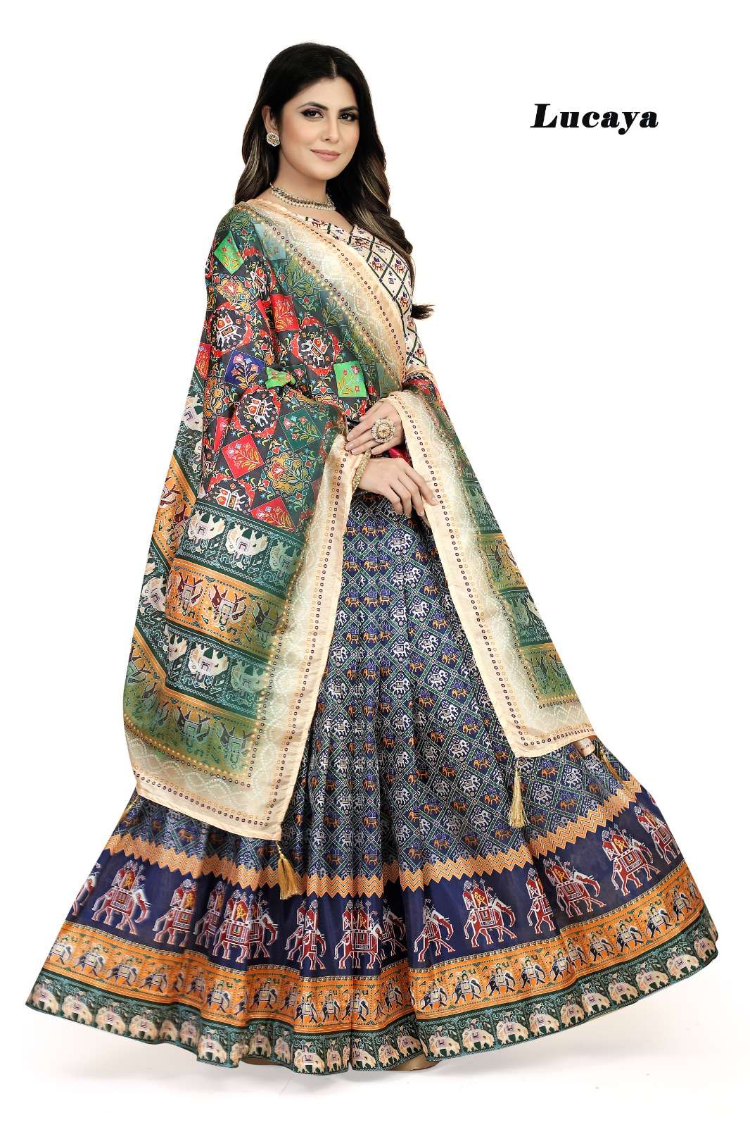 Universal fashion Lucaya Vol 1403 digital printed lehenga Choli Wholesale catalog