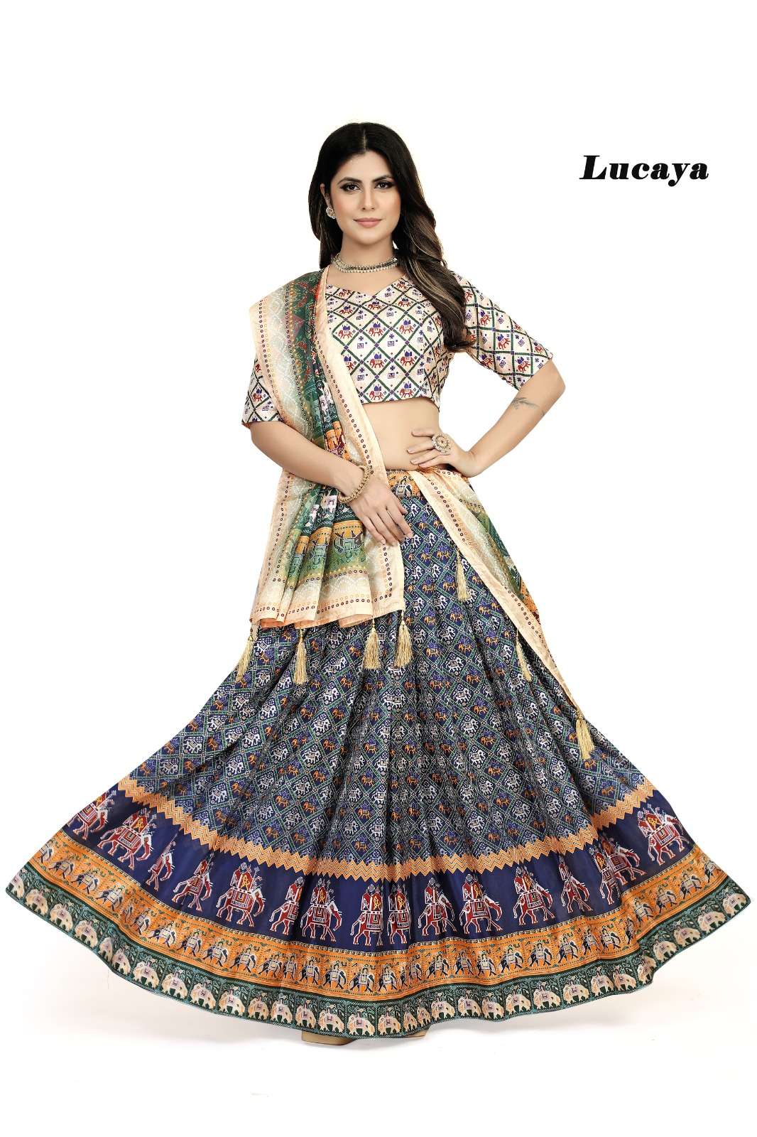 Universal fashion Lucaya Vol 1403 digital printed lehenga Choli Wholesale catalog