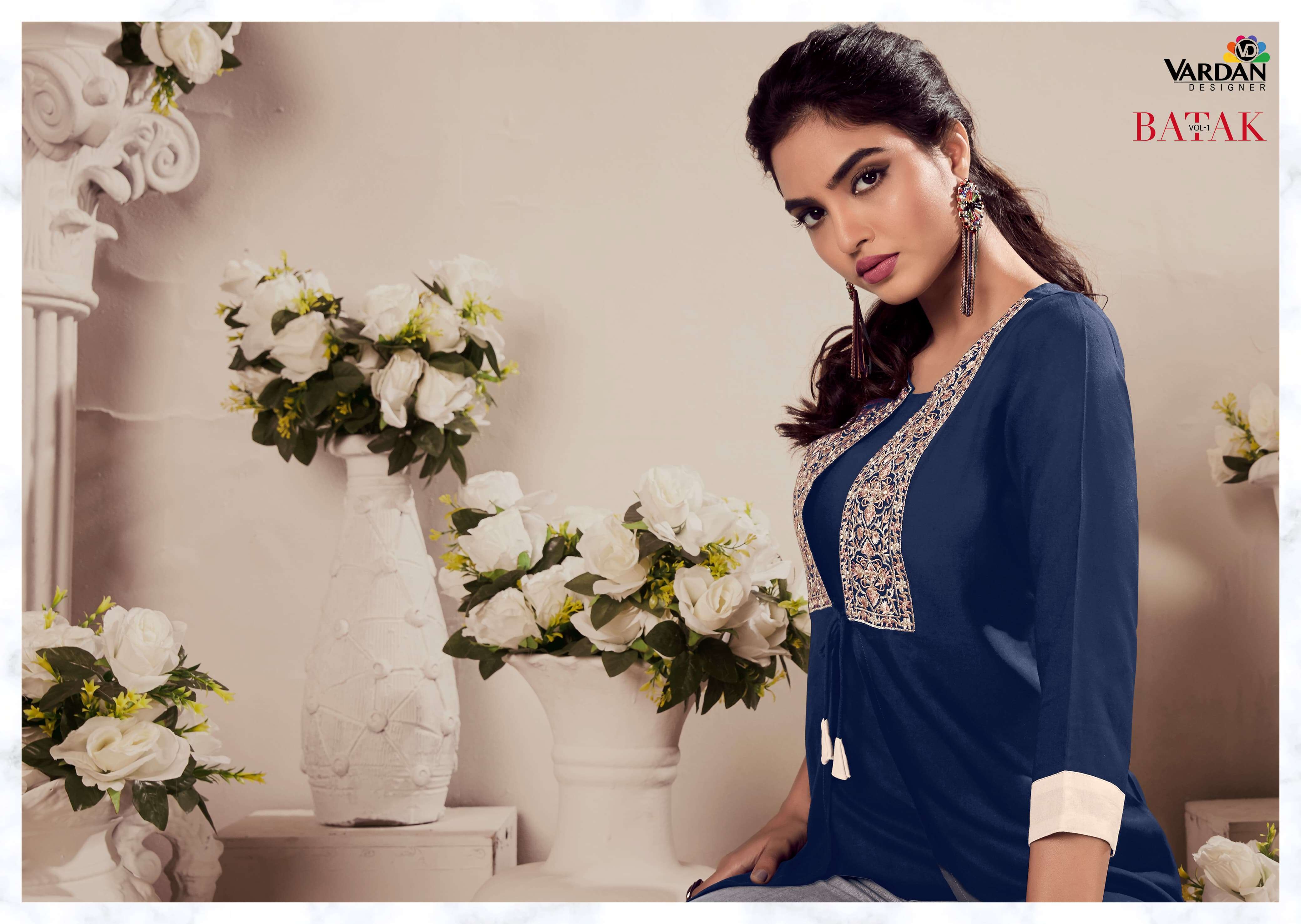 Vardan Designer  BATAK- Vol -1  Kurti Wholesale catalog