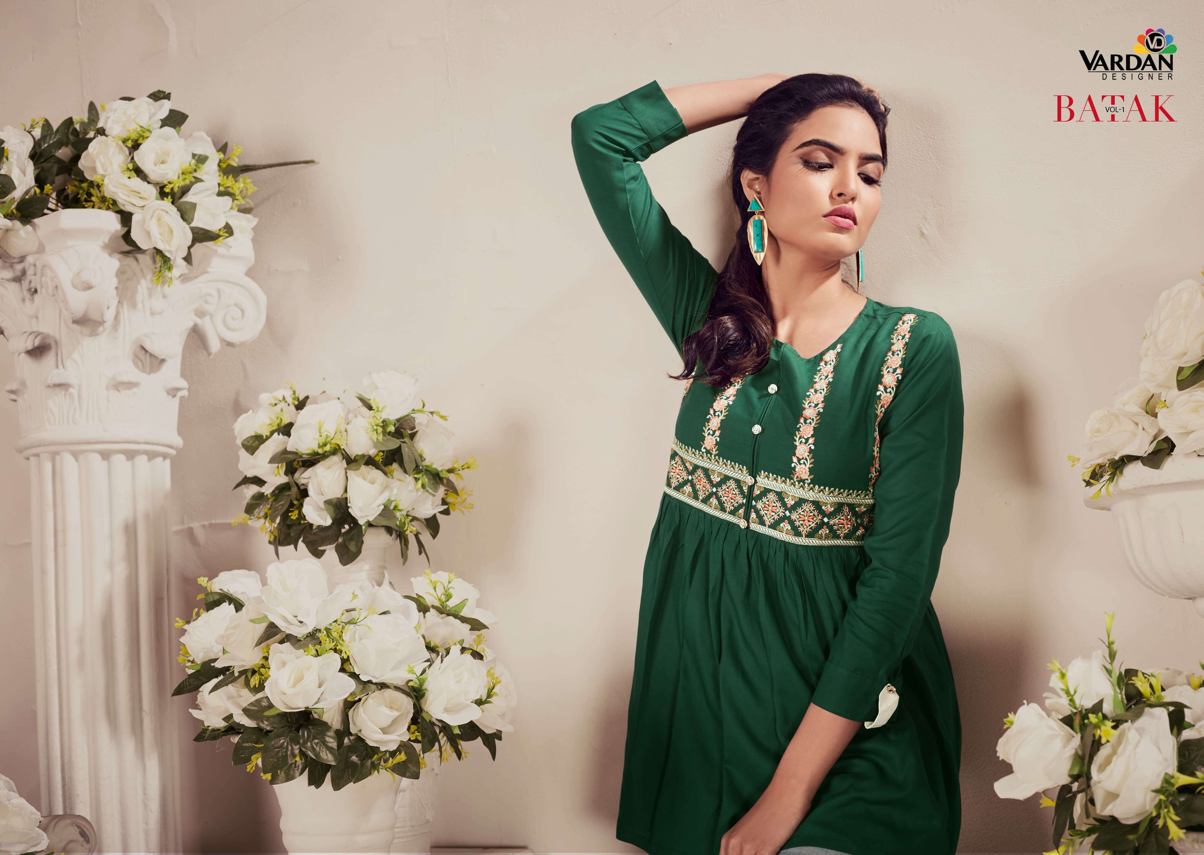 Vardan Designer  BATAK- Vol -1  Kurti Wholesale catalog