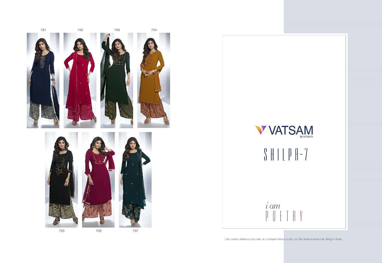 VATSAM - SHILPA - 7 RAYON Kurti Wholesale catalog
