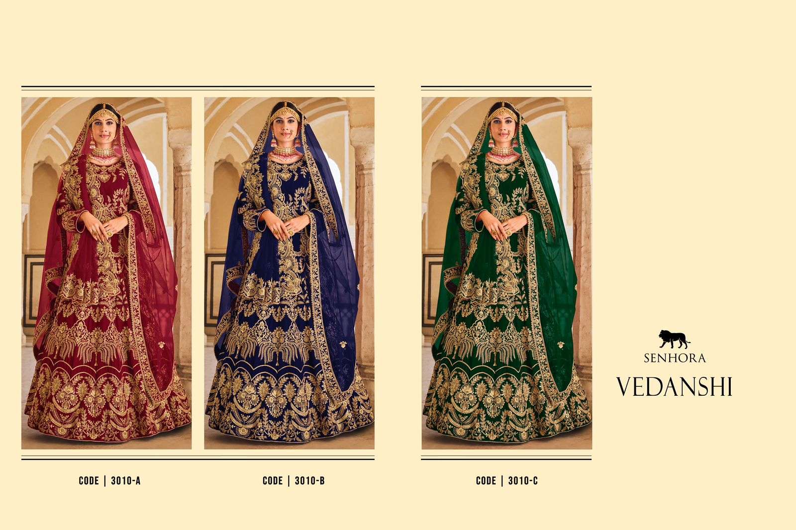 VEDANSHI 3012 WEDDING CULTURE LEHENGA WHOLESALE CATALOG