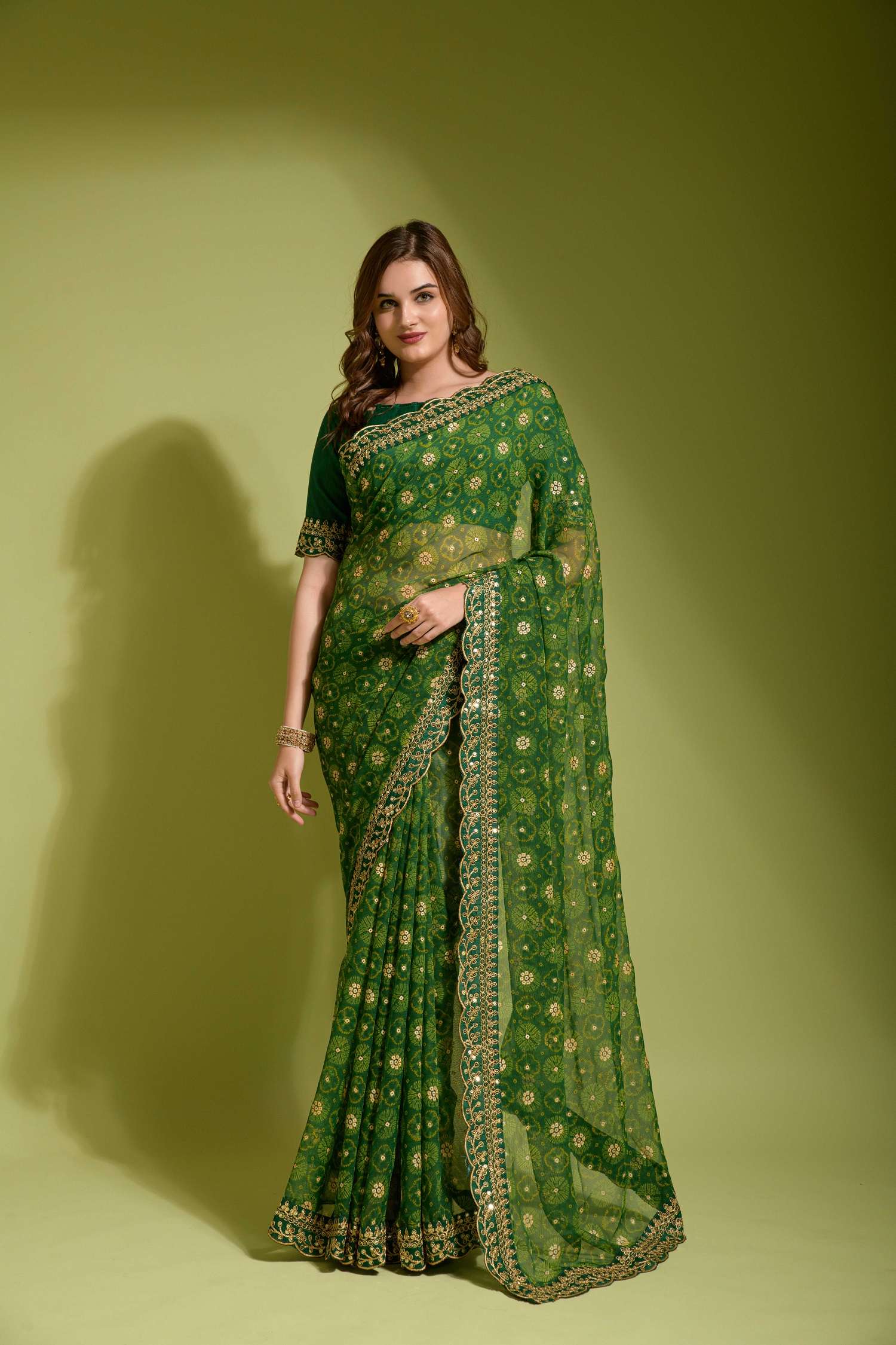 Velly Vol 2 Flower Print Georgette Saree Wholesale catalog
