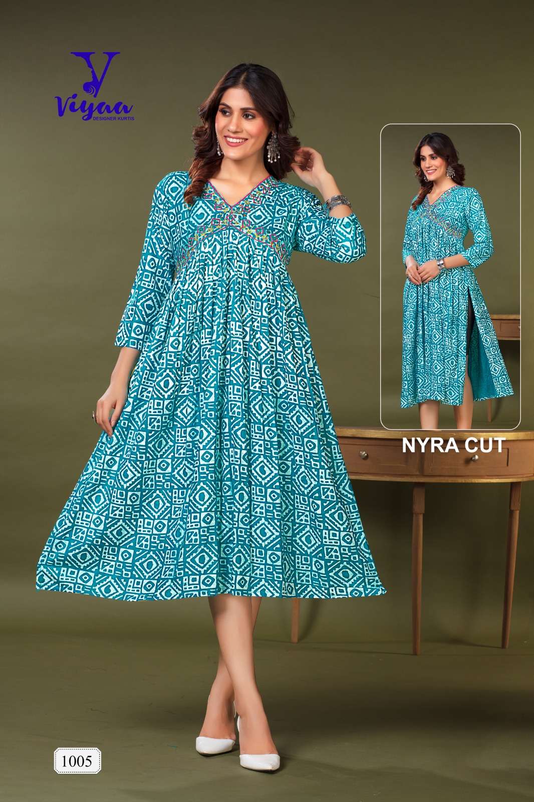 VIYAA DESIGNER BUL-BUL Kurti Wholesale catalog