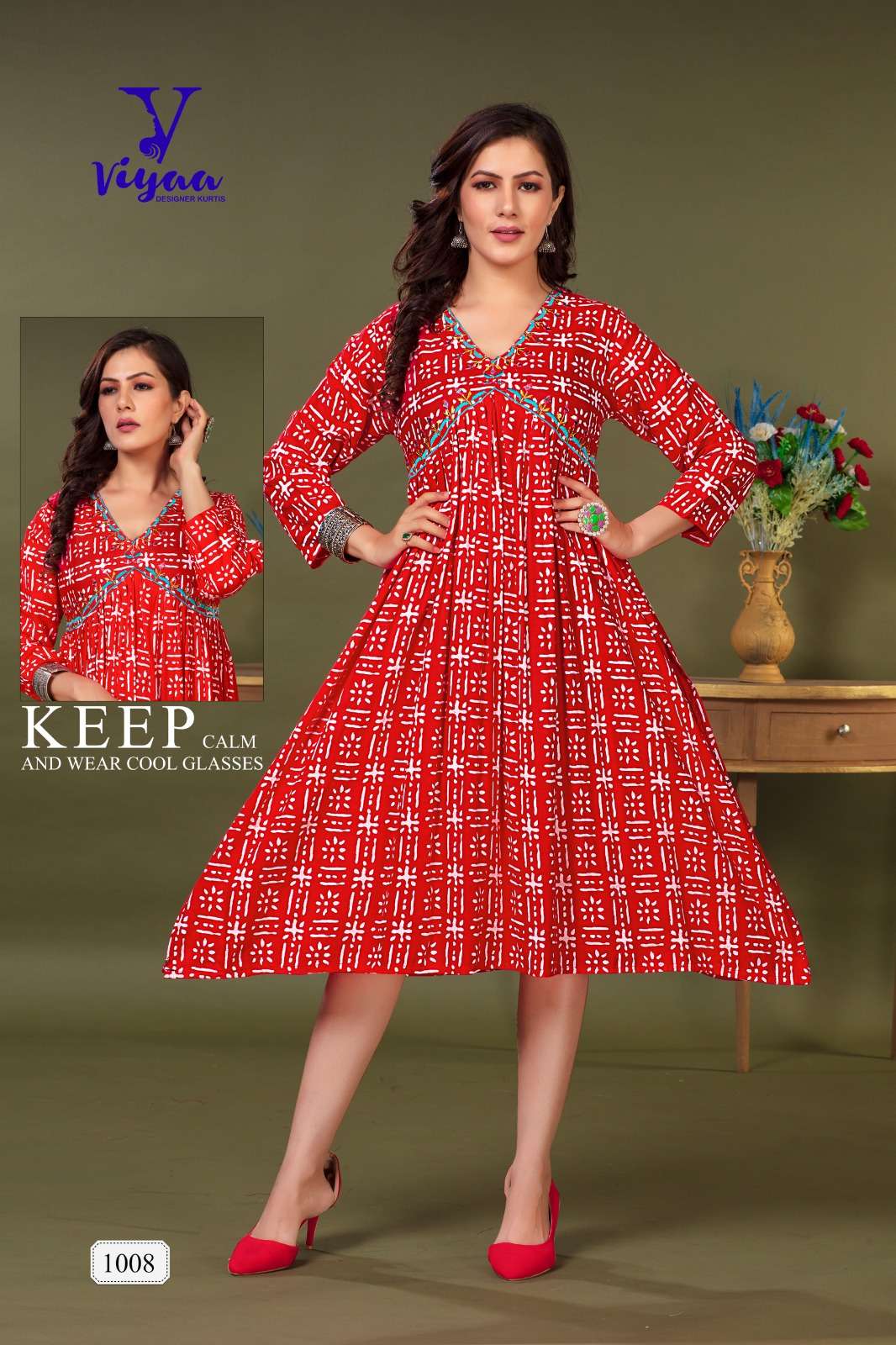 VIYAA DESIGNER BUL-BUL Kurti Wholesale catalog