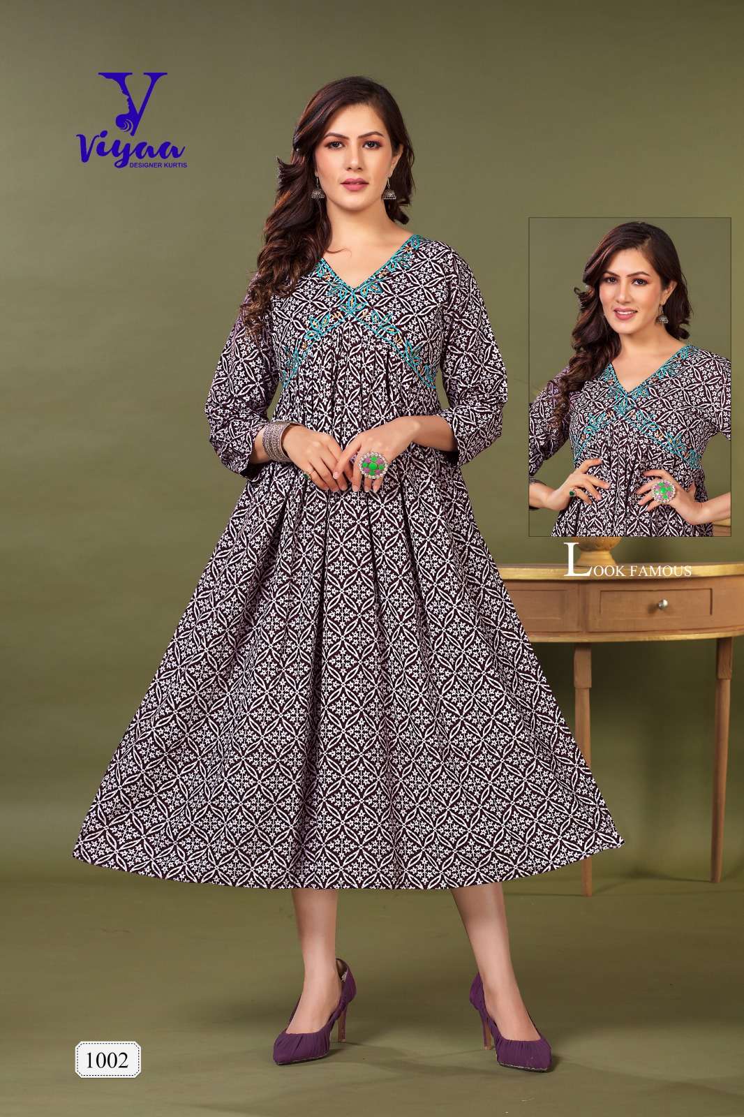 VIYAA DESIGNER BUL-BUL Kurti Wholesale catalog