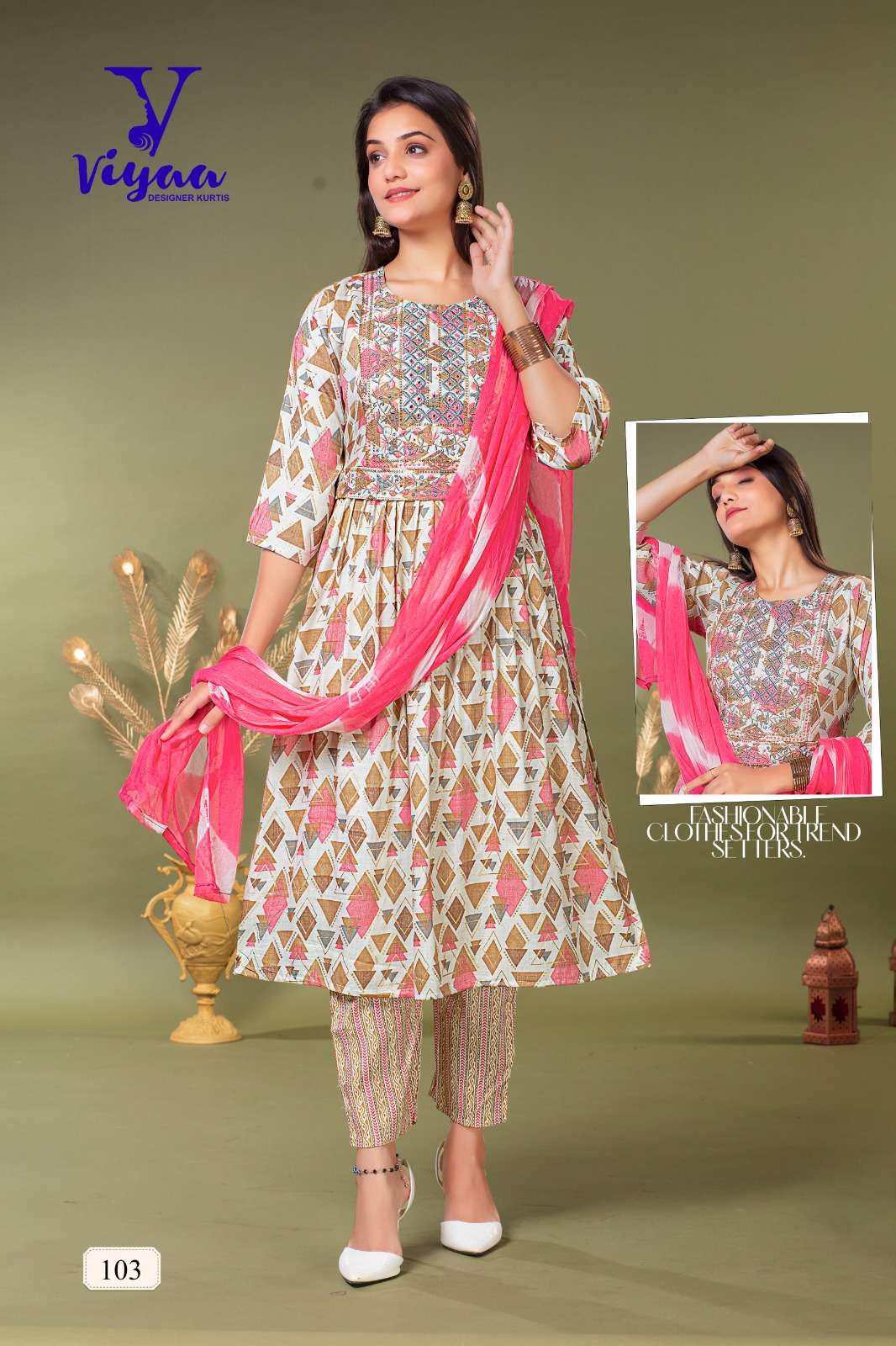 VIYAA DESIGNER MALINI V1 capsule  Kurti Wholesale catalog