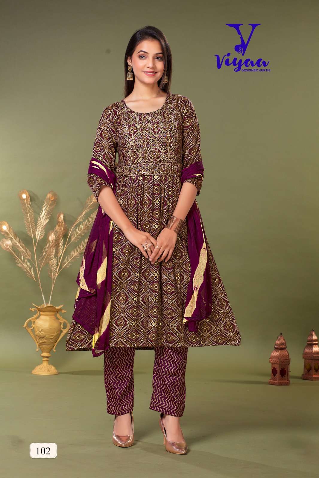 VIYAA DESIGNER MALINI V1 capsule  Kurti Wholesale catalog