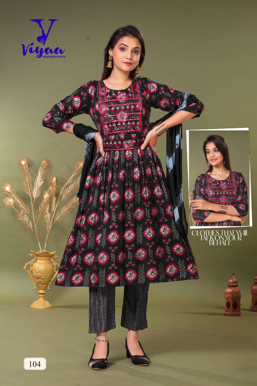 VIYAA DESIGNER MALINI V1 capsule  Kurti Wholesale catalog