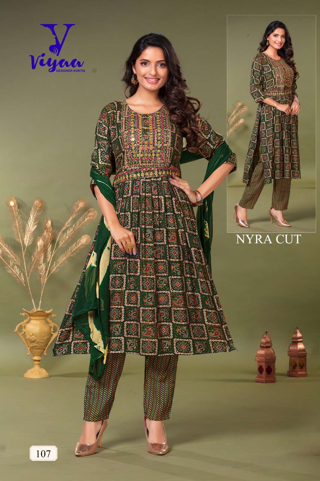 VIYAA DESIGNER MALINI V1 capsule  Kurti Wholesale catalog
