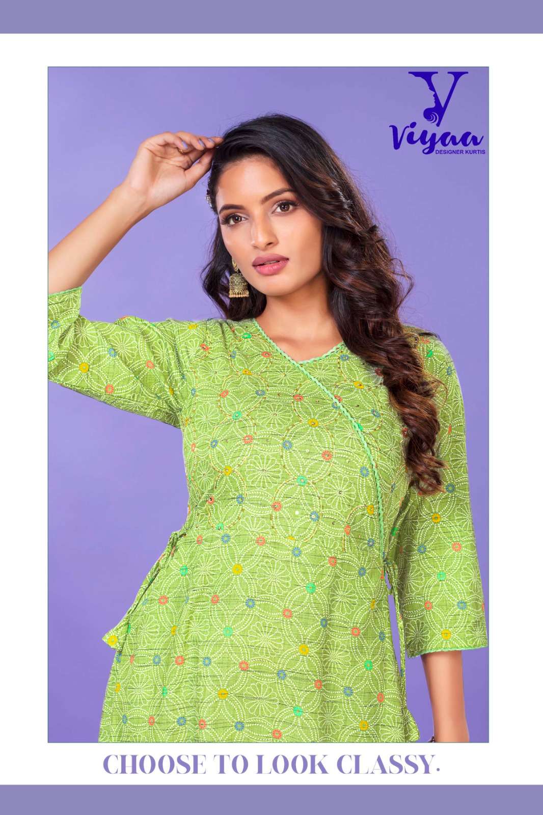 VIYAA DESIGNER STARBUCK V1 TUNIC Kurti Wholesale catalog