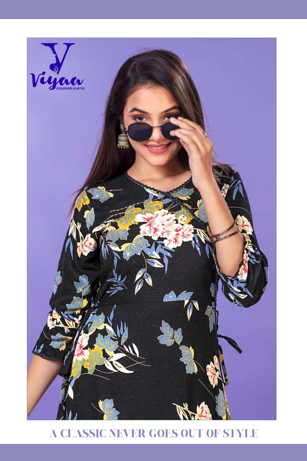 VIYAA DESIGNER STARBUCK V1 TUNIC Kurti Wholesale catalog