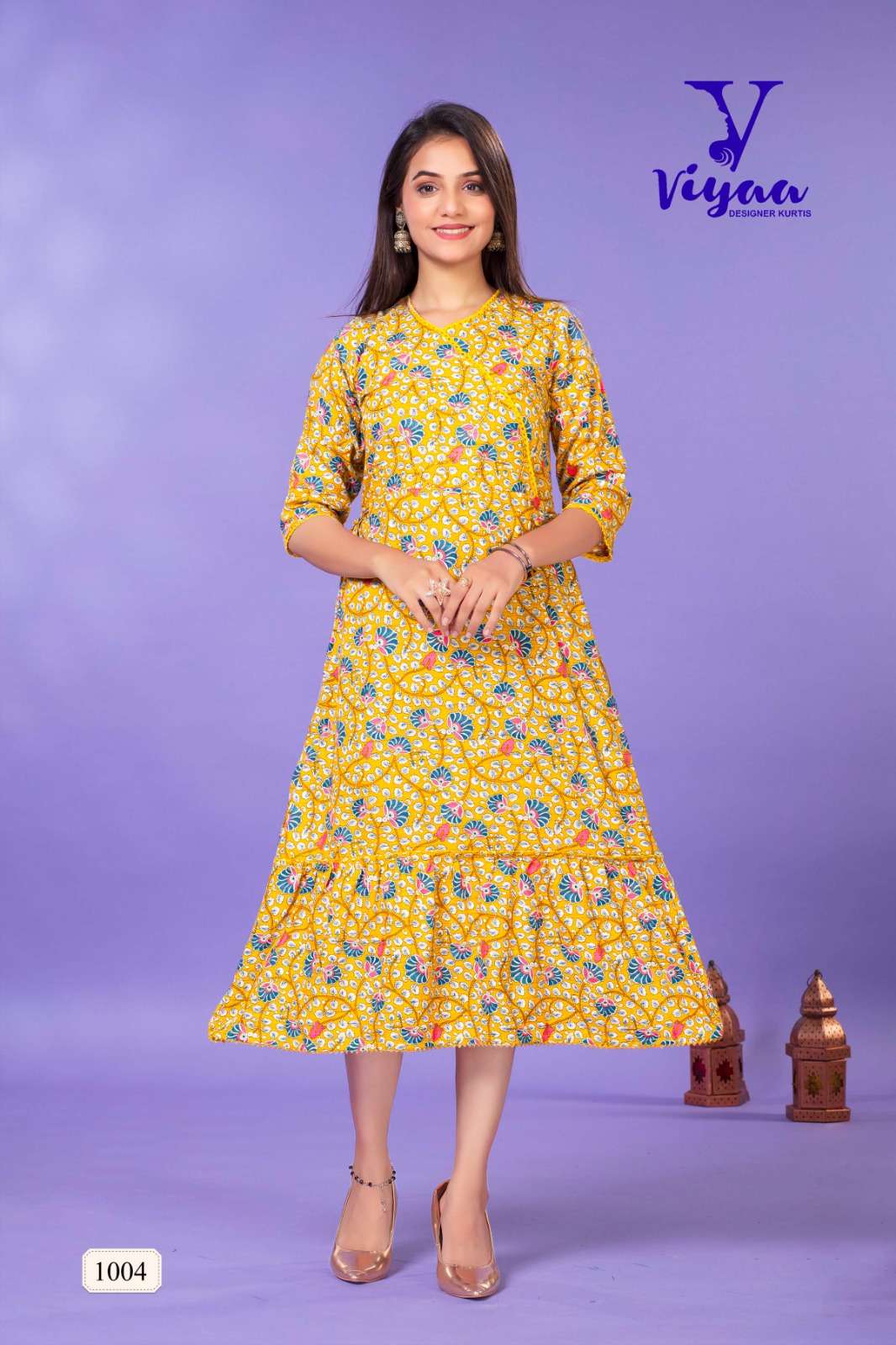 VIYAA DESIGNER STARBUCK V1 TUNIC Kurti Wholesale catalog