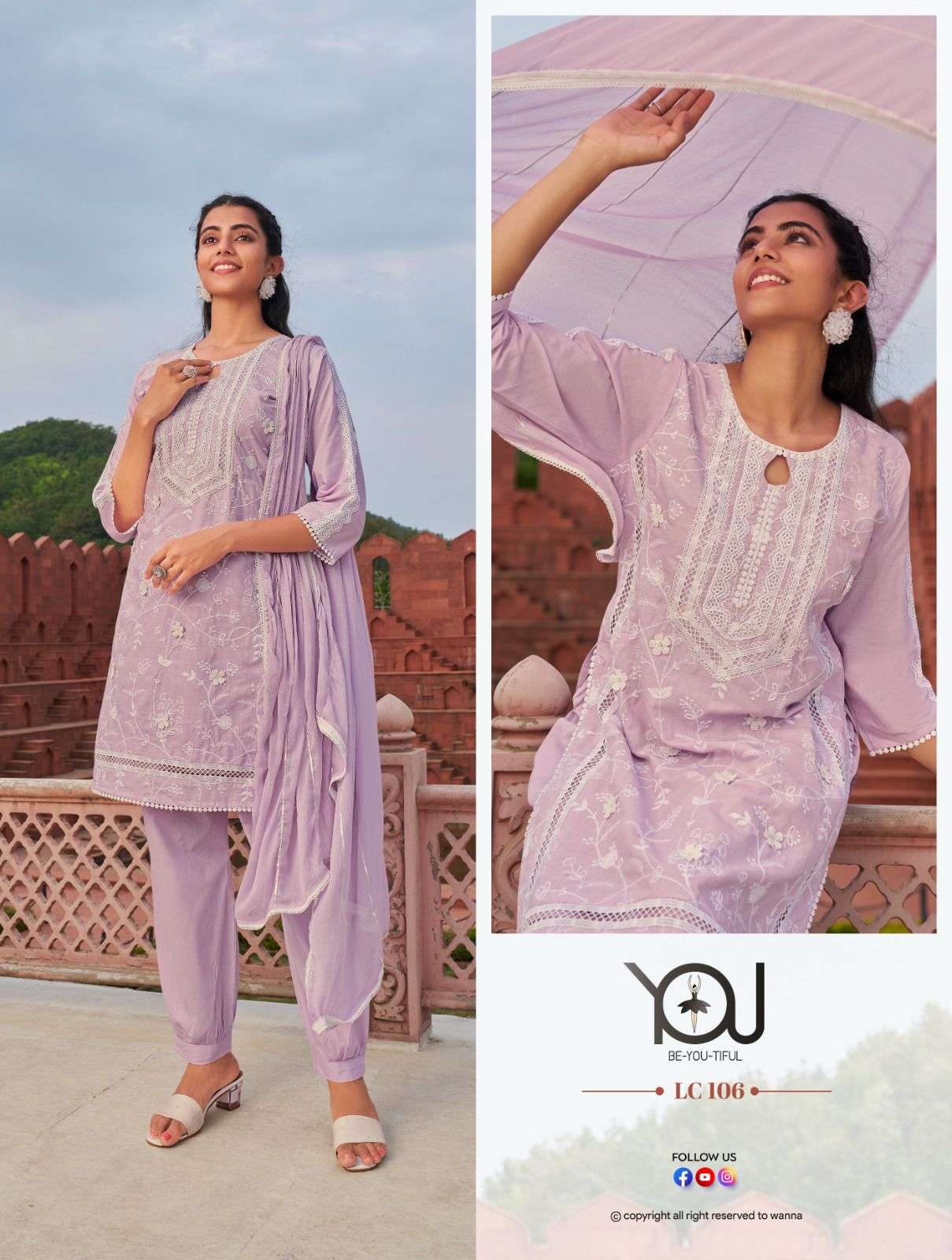 WANNA YOU LC 106 Salwar Kameez Wholesale catalog