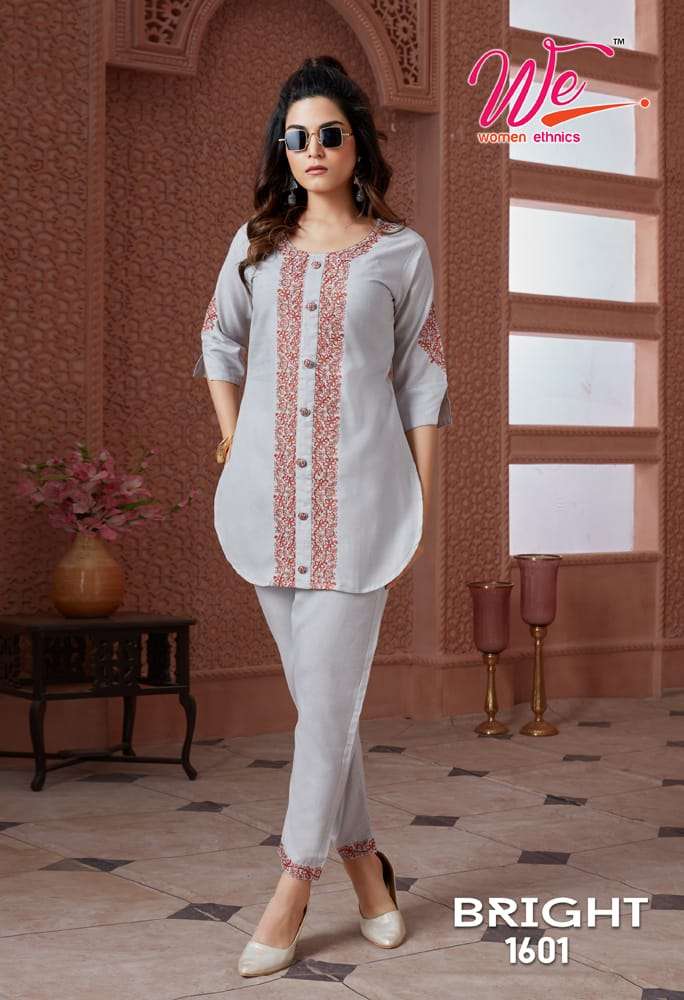 WE BRIGHT Co-Ord Set Kurti Wholesale catalog