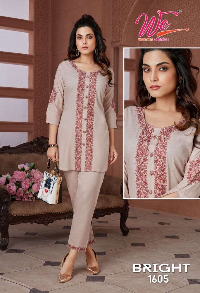 WE BRIGHT Co-Ord Set Kurti Wholesale catalog
