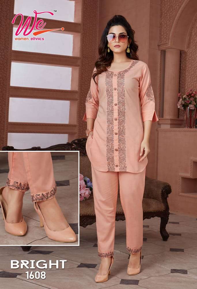 WE BRIGHT Co-Ord Set Kurti Wholesale catalog