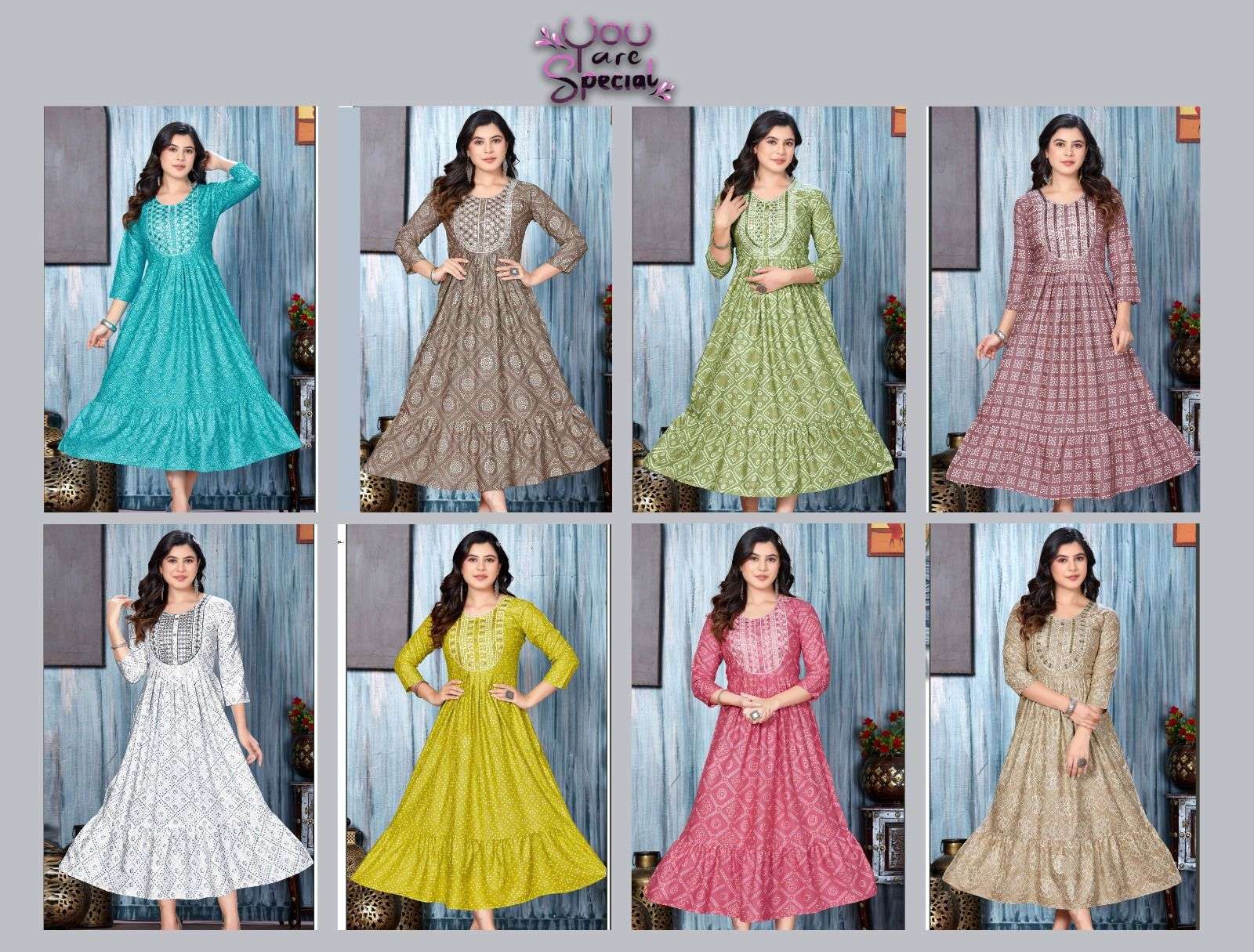 You Are Especial Fancy Kurti Wholesale catalog
