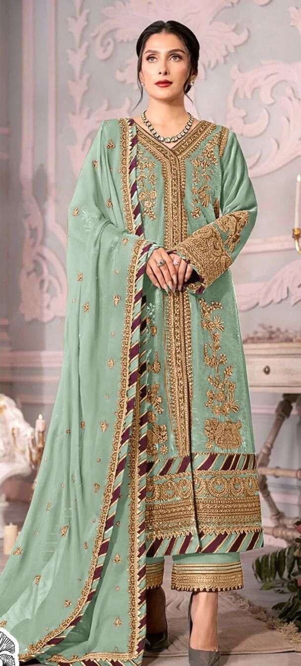 Zaha Aaeesha 10119 Hits Colours Pakistani Salwar Kameez Wholesale catalog
