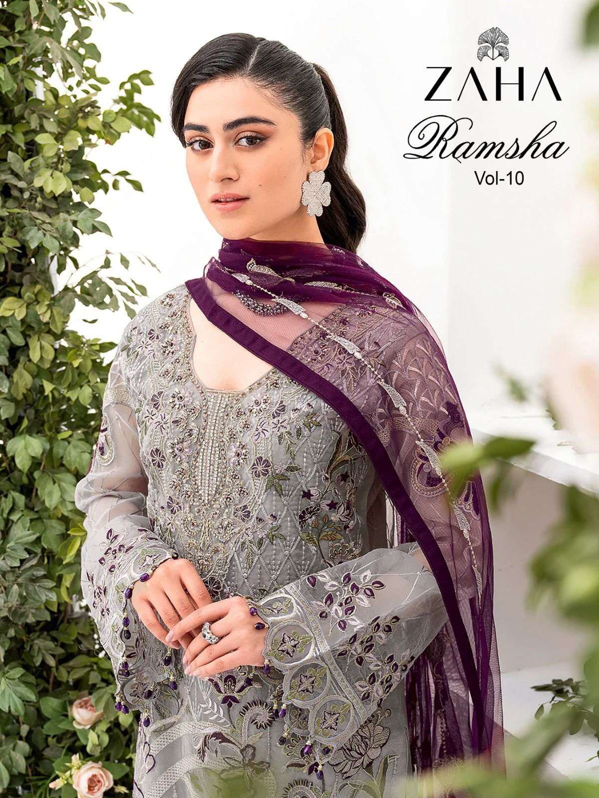 Zaha RAMSHA VOL-10 Pakistani Salwar Suits Wholesale catalog