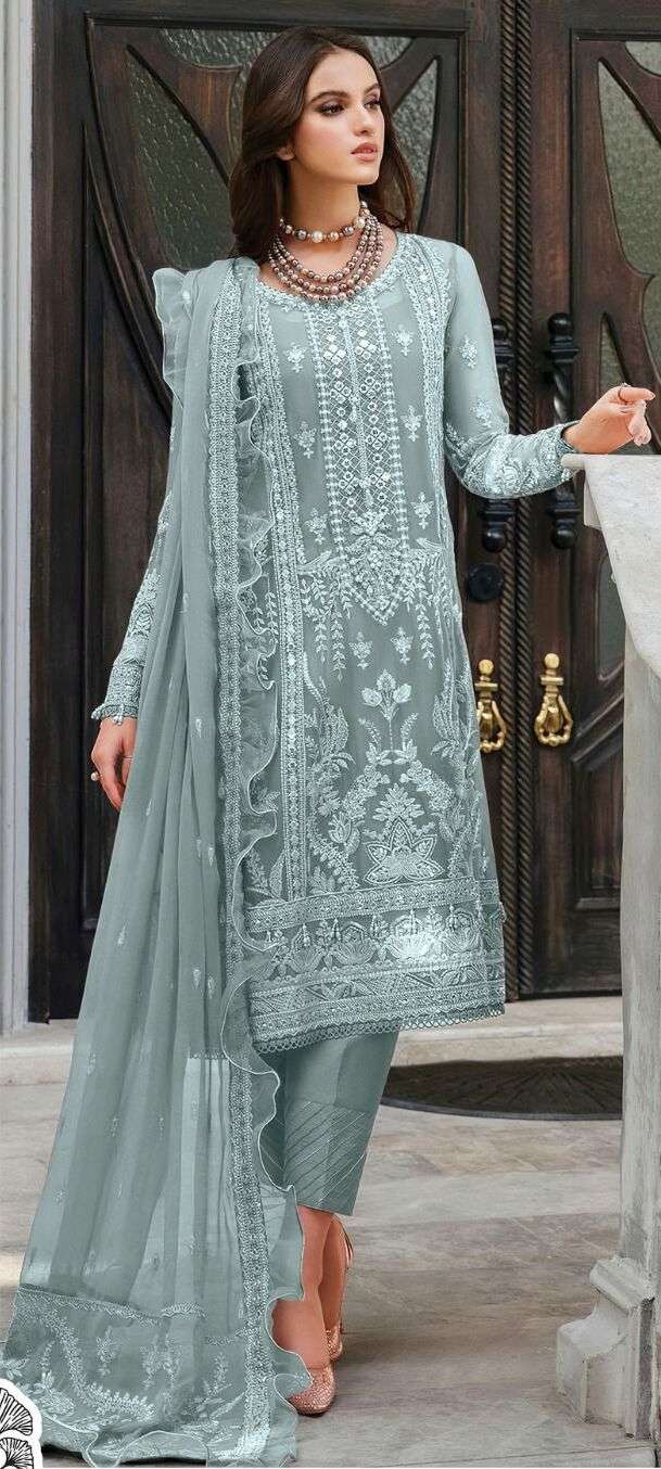 Zaha Sersha Vol 1 Organza Pakistani Salwar Suits Collection Wholesale catalog