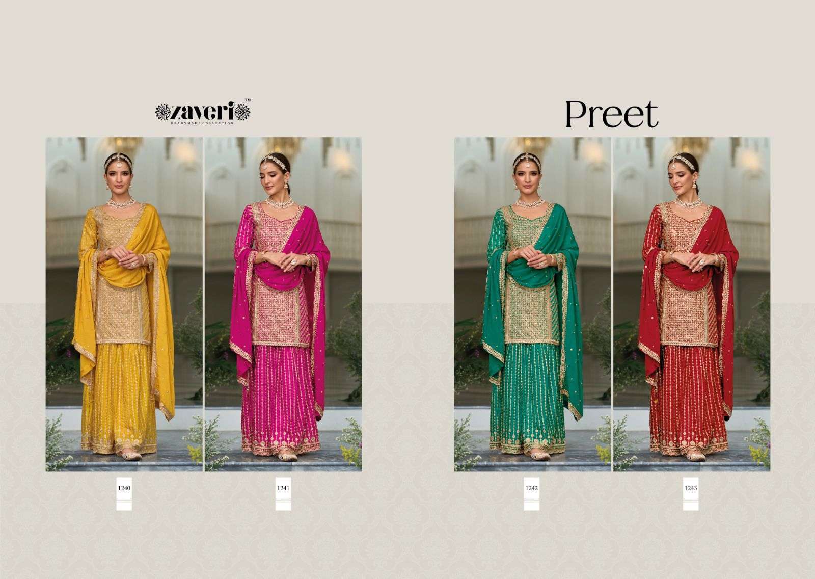 Zaveri preet Salwar Kameez Wholesale catalog