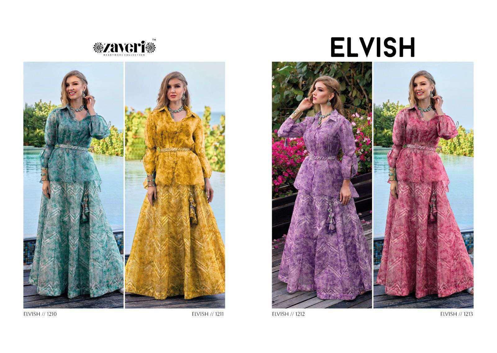 Zaveri presents ELVISH Dress Wholesale catalog