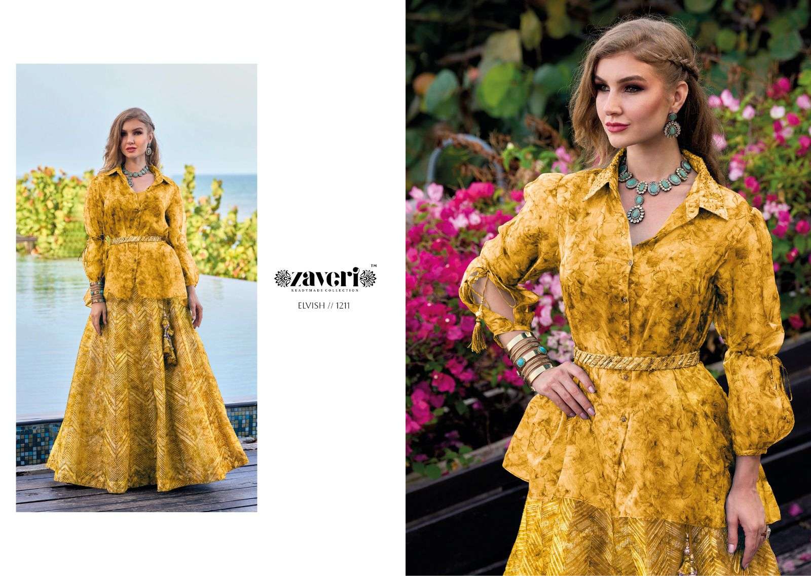 Zaveri presents ELVISH Dress Wholesale catalog