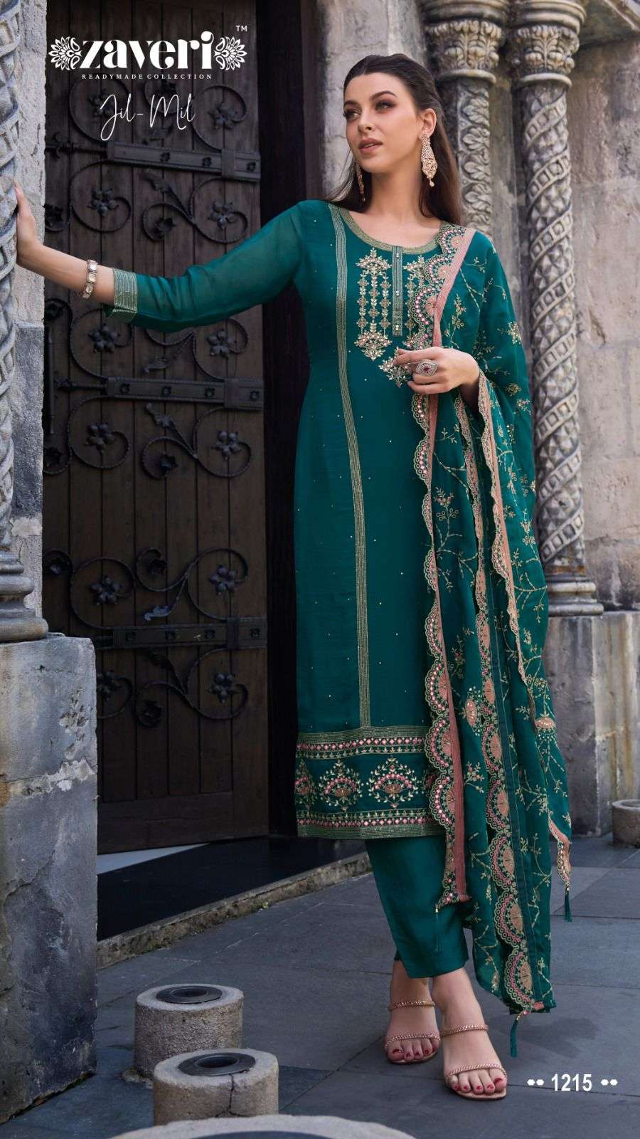 Zaveri presents JIL-MIL Salwar Kameez Wholesale catalog
