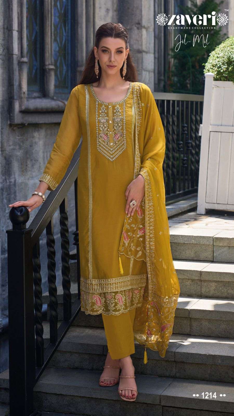 Zaveri presents JIL-MIL Salwar Kameez Wholesale catalog