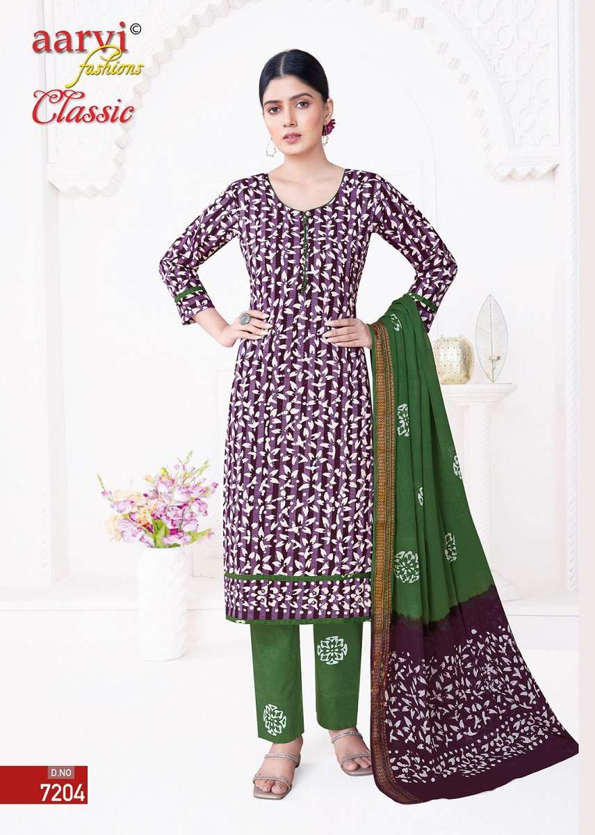 Aarvi Fashion Classic Vol-5 – Kurti Pant With Dupatta -Wholesale Catalog