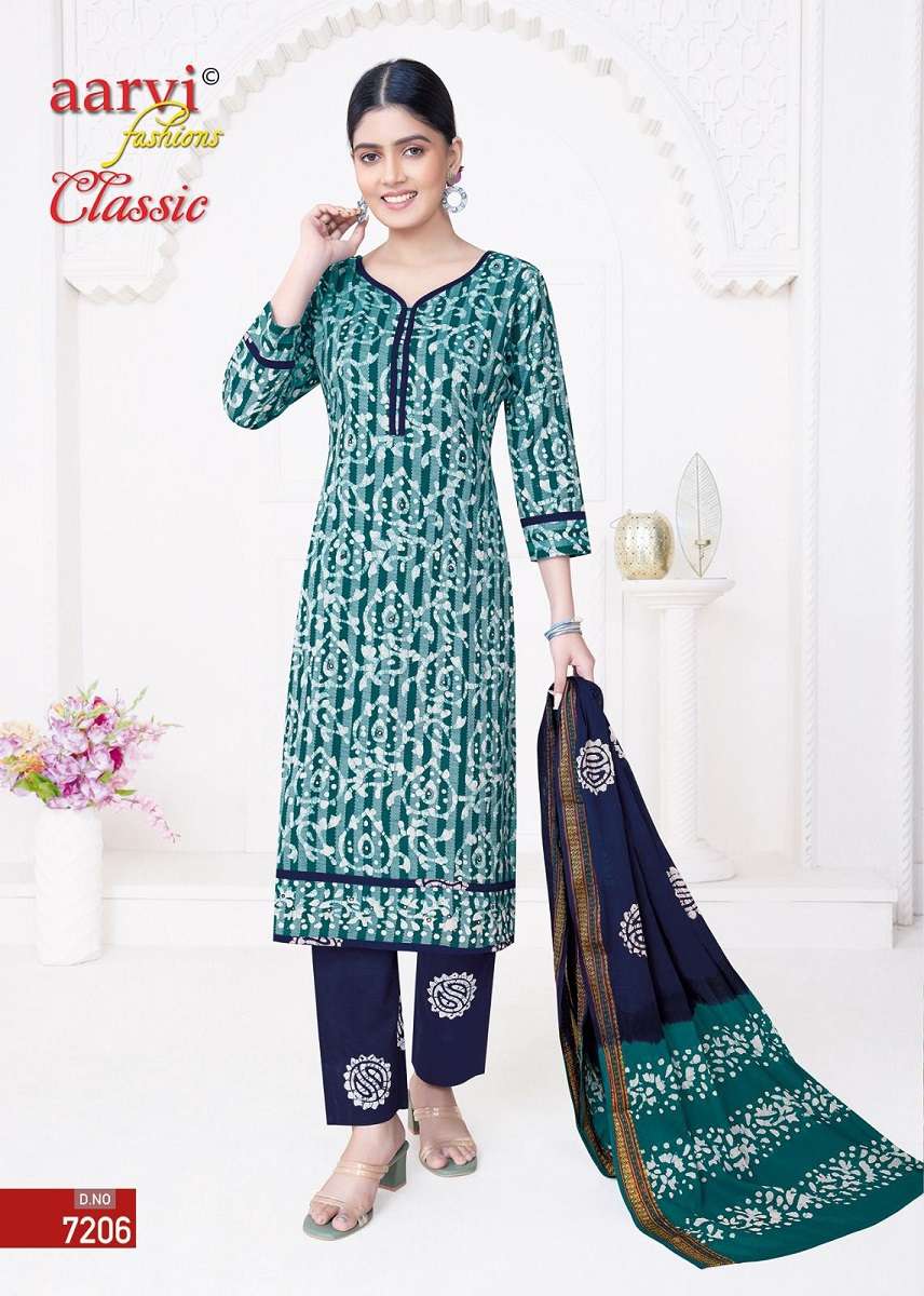 Aarvi Fashion Classic Vol-5 – Kurti Pant With Dupatta -Wholesale Catalog