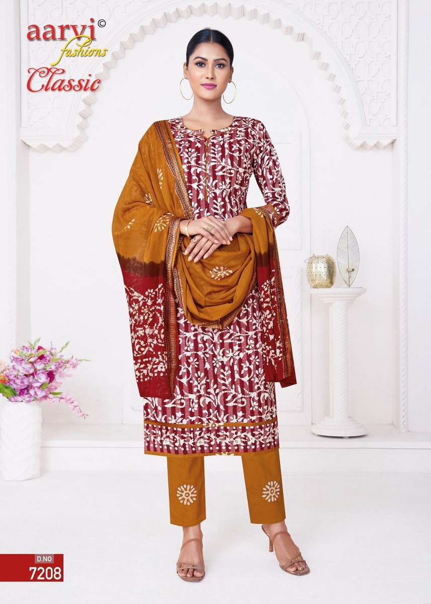 Aarvi Fashion Classic Vol 5 Ready Made Battik Printed Cotton Dress Wholesale catalog