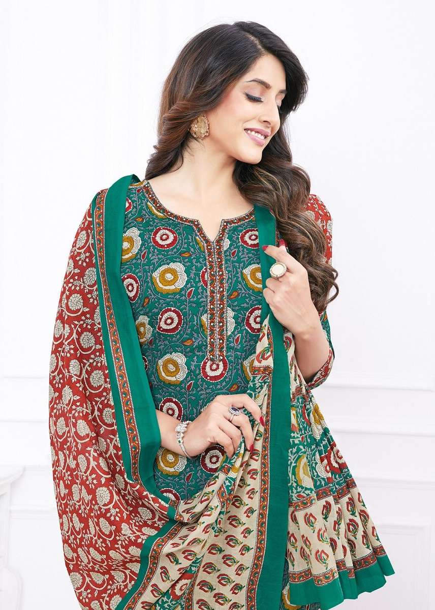 Aarvi Kalamkari Vol-1- Kurti Pant With Dupatta -Wholesale Catalog