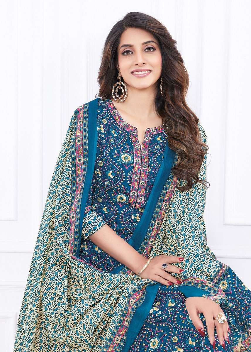 Aarvi Kalamkari Vol-1- Kurti Pant With Dupatta -Wholesale Catalog