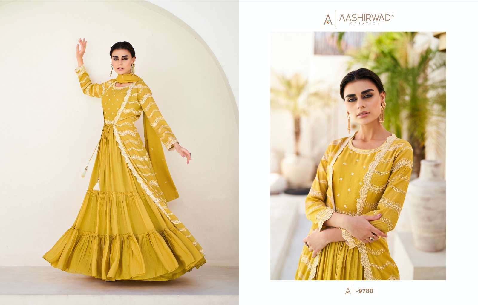 AASHIRWAD CREATION NAAZ Salwar Kameez Wholesale catalog