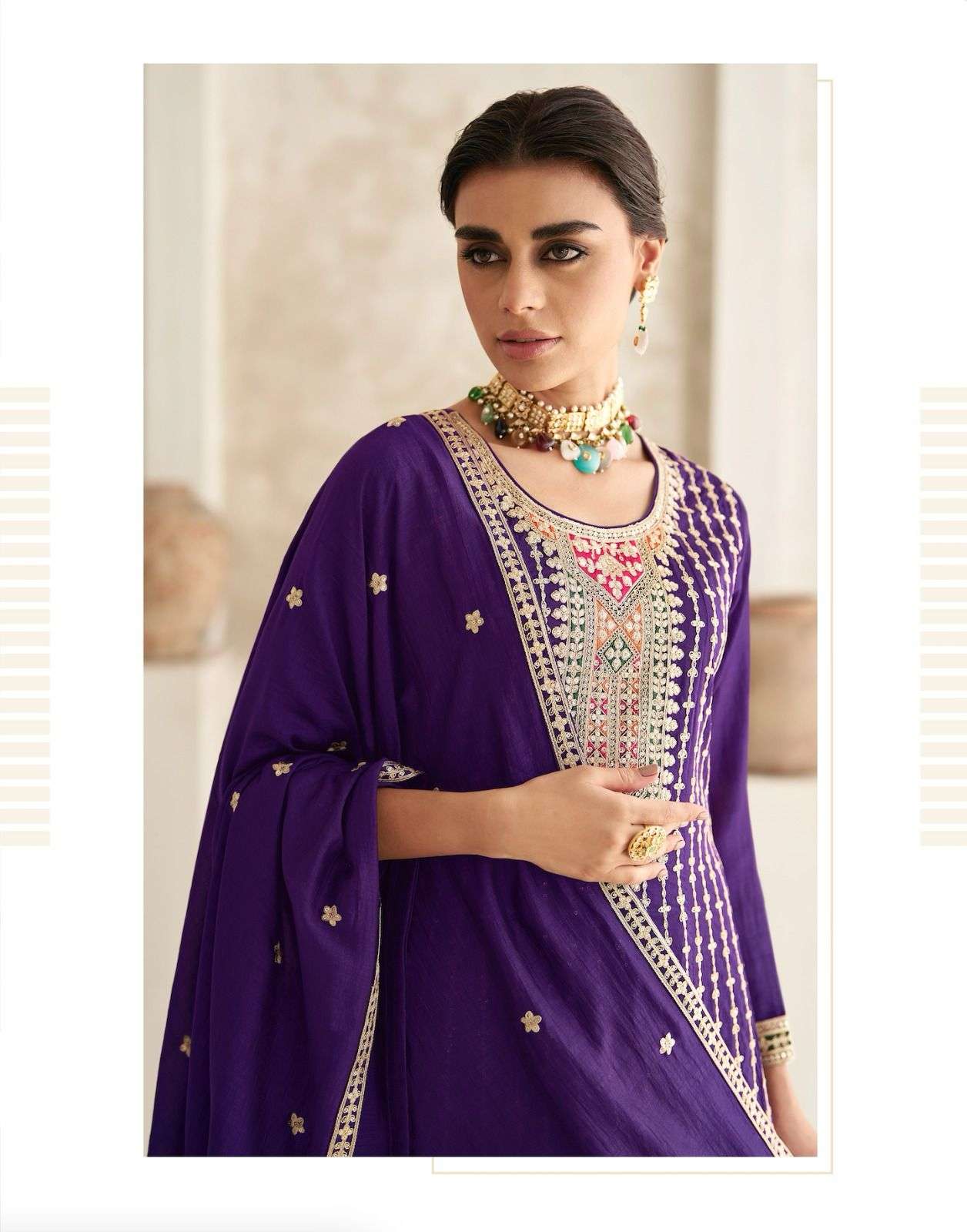 AASHIRWAD CREATION ROMANI Salwar kameez Wholesale catalog