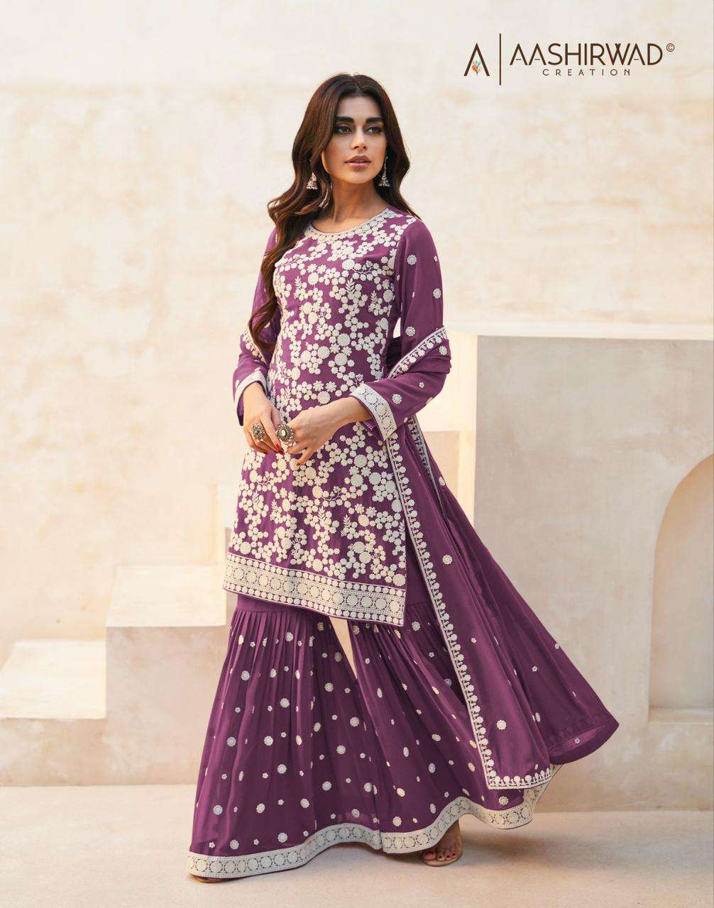 AASHIRWAD CREATION ZOHRA Salwar Kameez Wholesale catalog