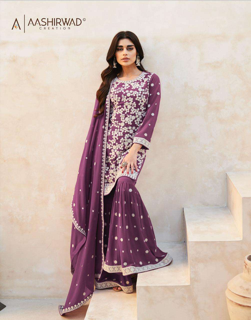 AASHIRWAD CREATION ZOHRA Salwar Kameez Wholesale catalog